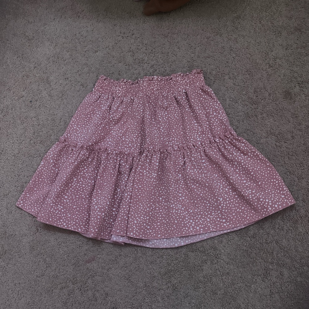 Pink Polka Dot Women's Skirt